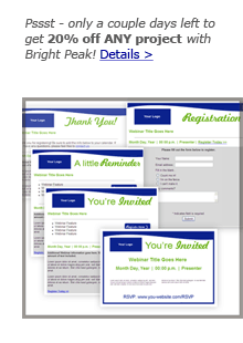 Bright Peak Event Packages